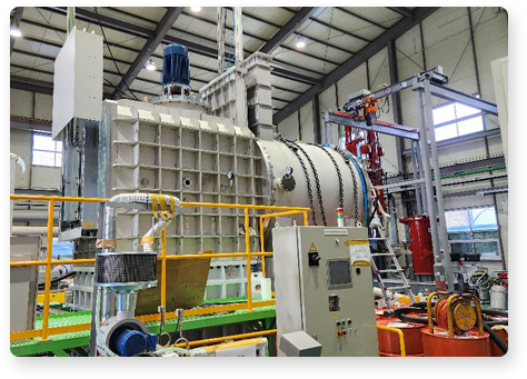 진공급냉열처리로 사진